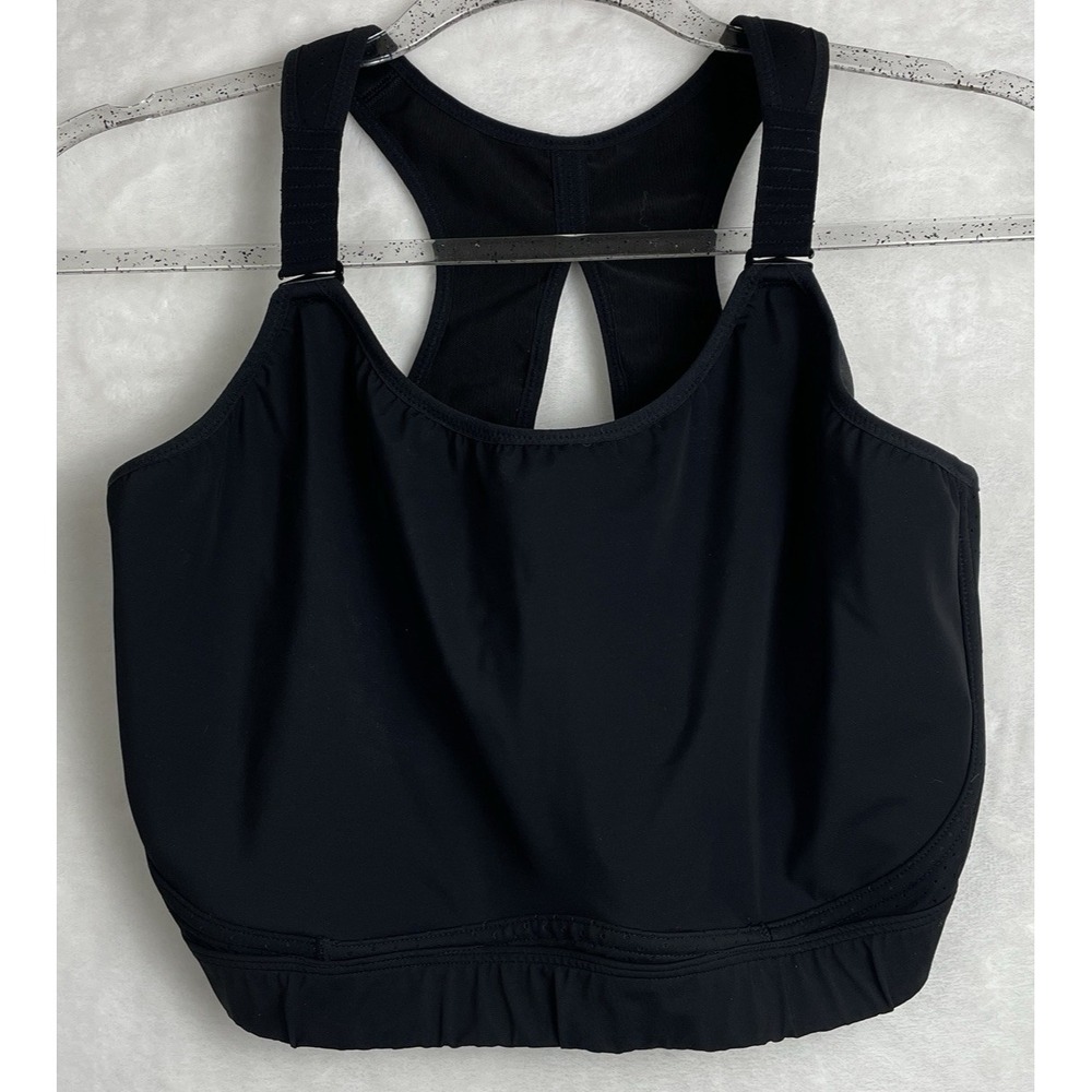 SPANX Black Women's High-Impact Sports Bra! 38G, Racer Back, Excellent Condition